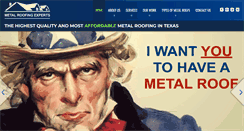 Desktop Screenshot of metalroofingexperts.com